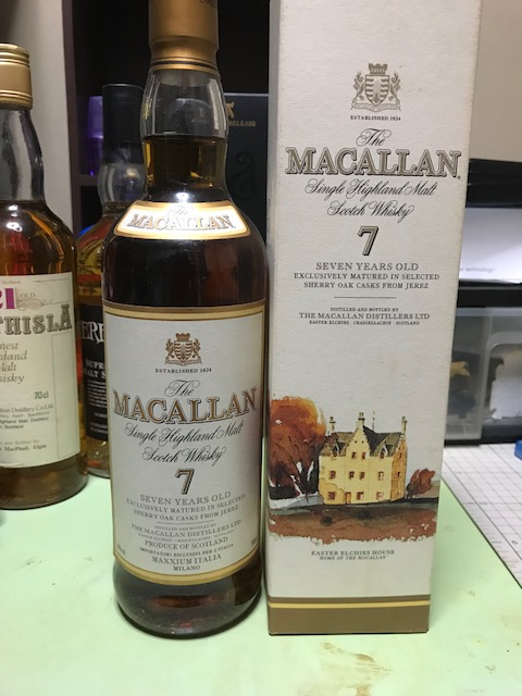 マッカラン7年 MACALLAN ビンテージ 旧ボトル Yahoo!オークション