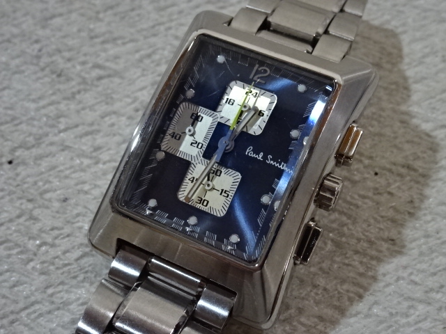 ★★PaulSmith　F511-S055415　HST　フェイスネイビー　腕時計　クオーツ　3針　メンズ　ポールスミス　電池交換済み★★！！