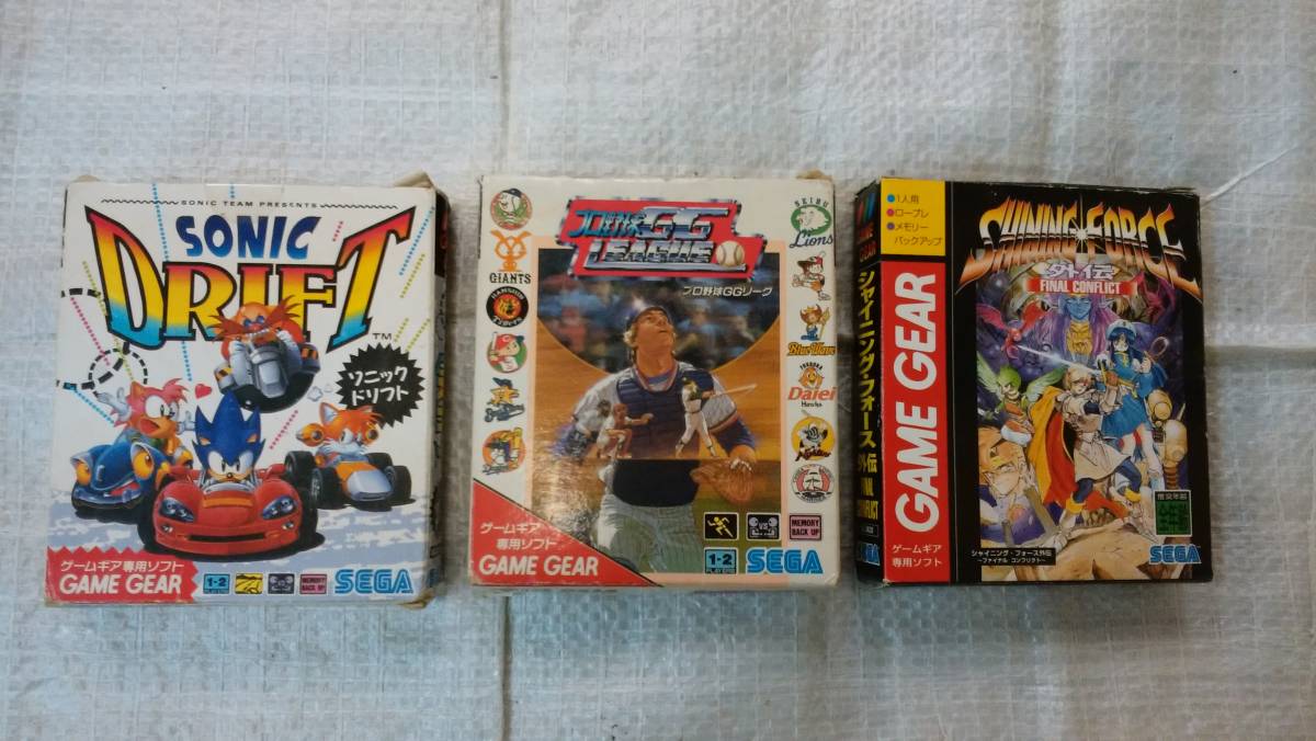 SEGA GAMEGEAR ゲームギア ソフト9本セット ☆ ゲームギア ソフト 9本セット ☆ SEGA GAME GEAR カセット 9個