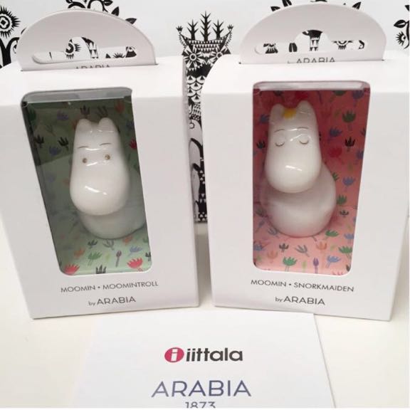 ☆新品☆ ムーミン アラビア ARABIA イッタラ フィギュア 2体セット 陶器