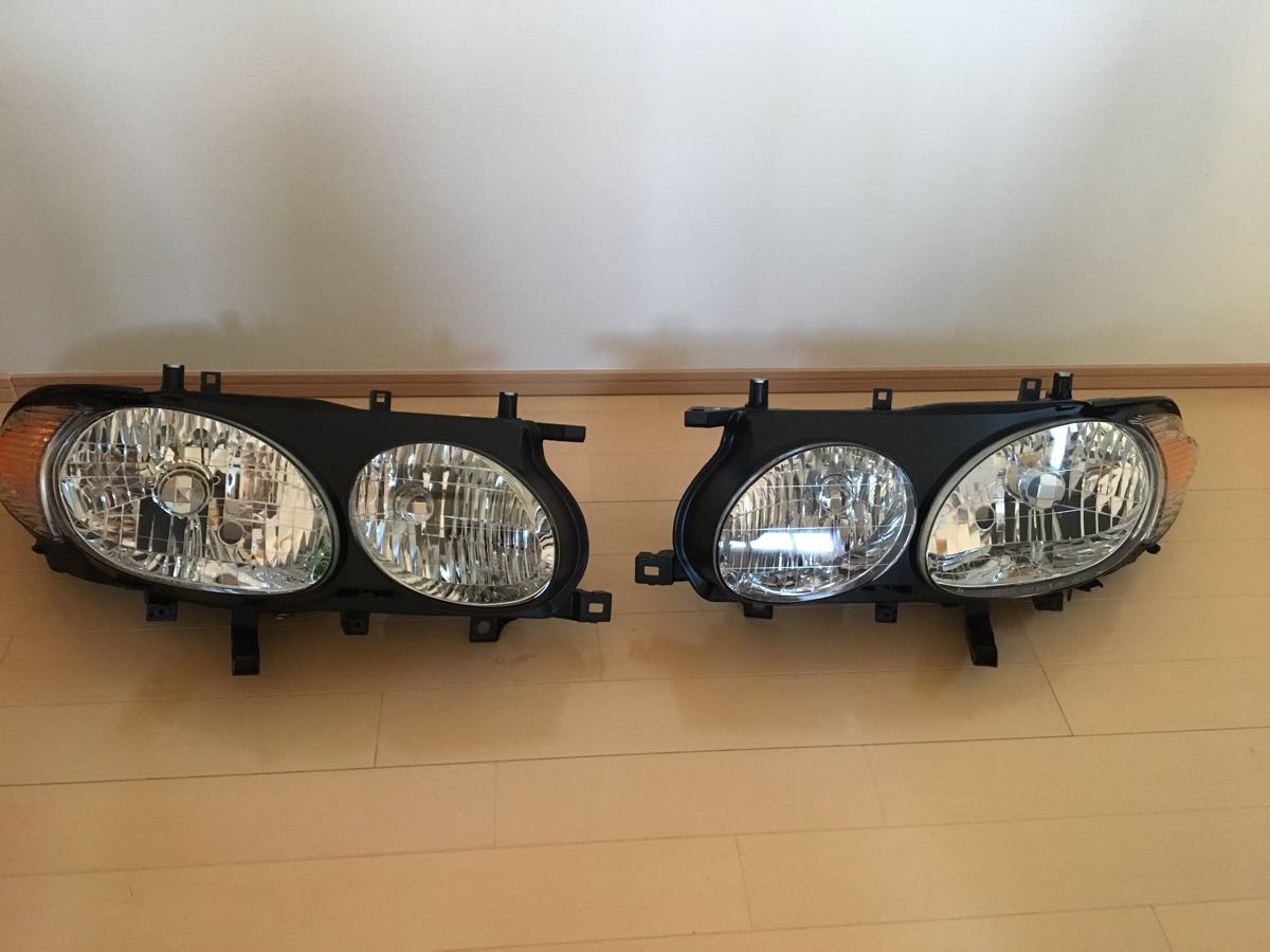 トヨタ エミーナ ルシーダ ヘッドライトレンズセット 純正 未使用品