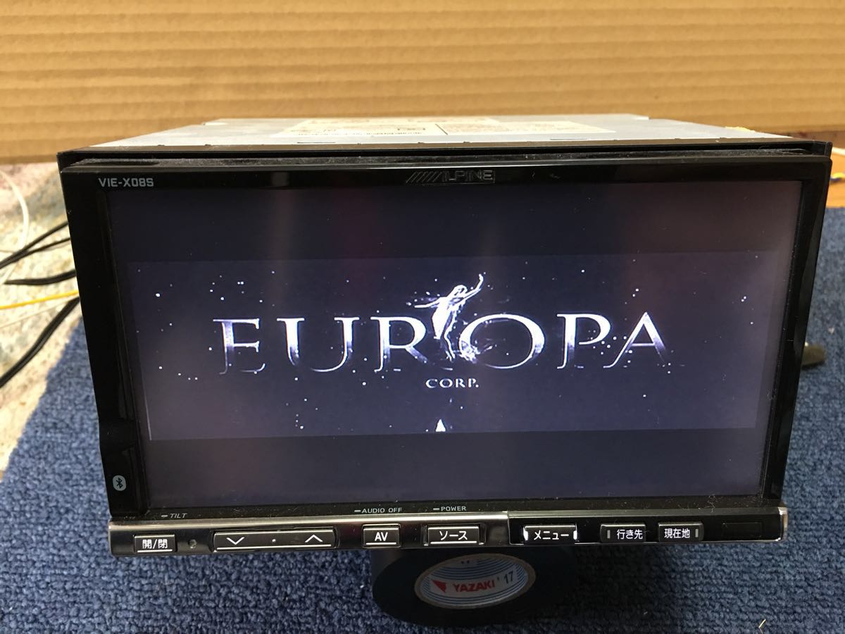 ALPINE VIE-X08S ナビとETC ALPINE VIE-X08Sカーナビ ALPINE VIE-X08 