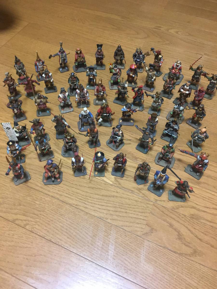 Del Prado Japan 2002 デルプラド 戦国武将フィギュア 戦国覇王 57体セット
