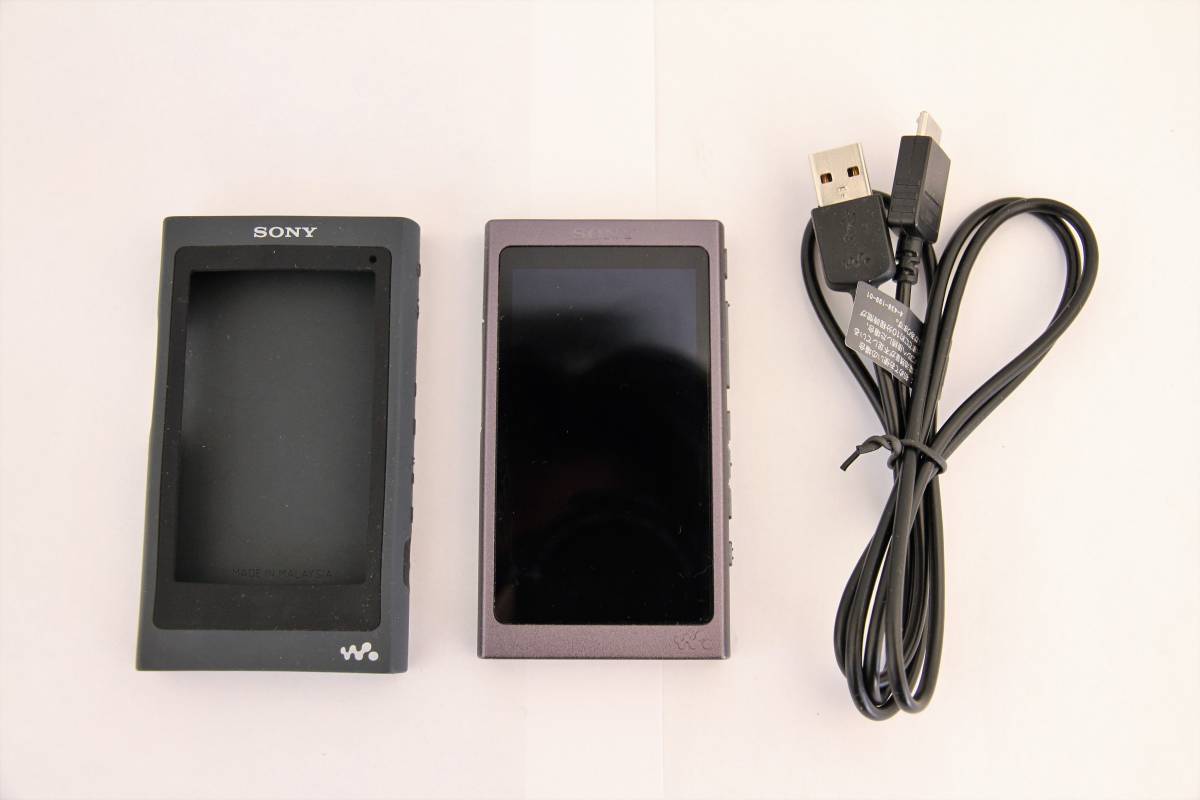 WALKMAN NW-A35 チャコールブラック 充電ケーブル 専用ケース SONY