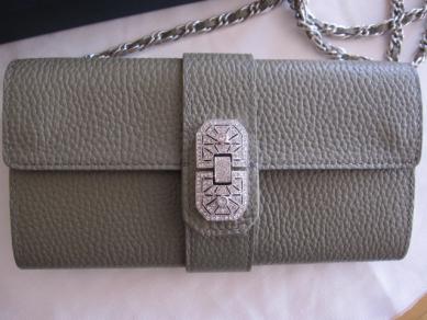 長財布 ADMJ スワロフスキー レザー admj 定価13.6万 アクセソワ・ドゥ