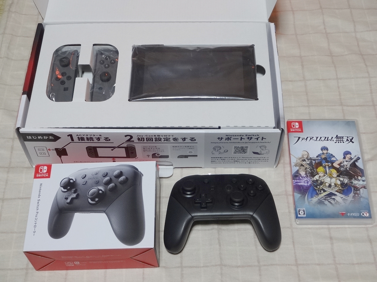 ニンテンドー　スイッチ本体　Proコントローラー　ファイアーエムブレム無双　保証あり　美品