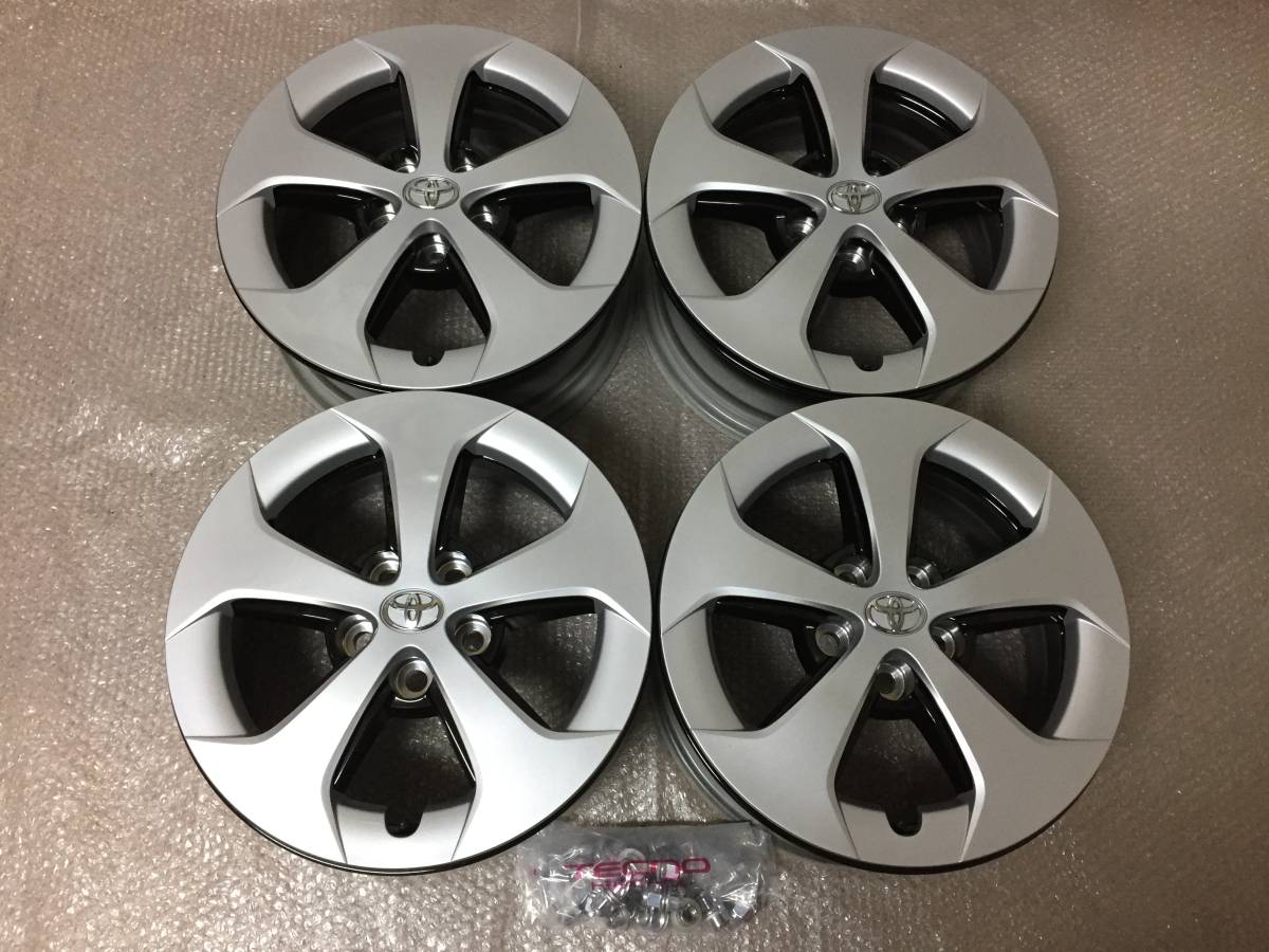 トヨタ純正 ZVW30 プリウス 15インチ 6J +45 ホイール 5穴 PCD100 4本