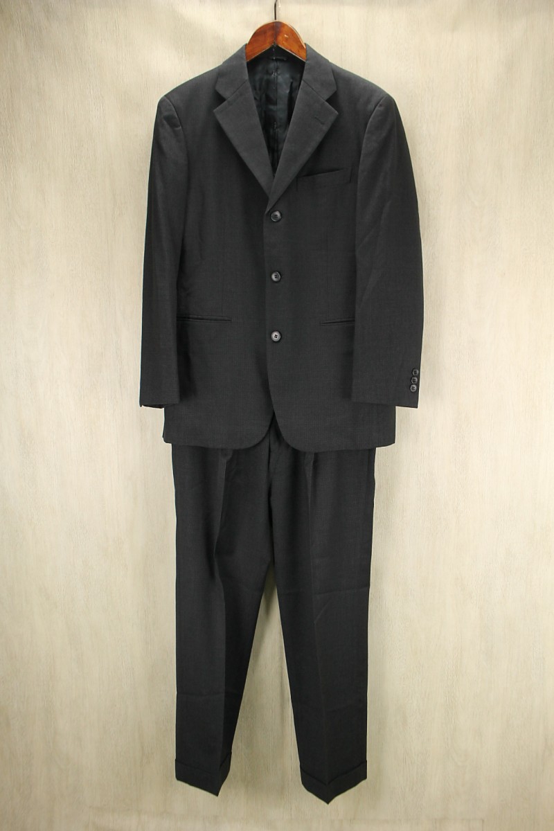 BARNEYS NEWYORK◇スーツ/46/ウール/GRY/チェック ファッション スーツ