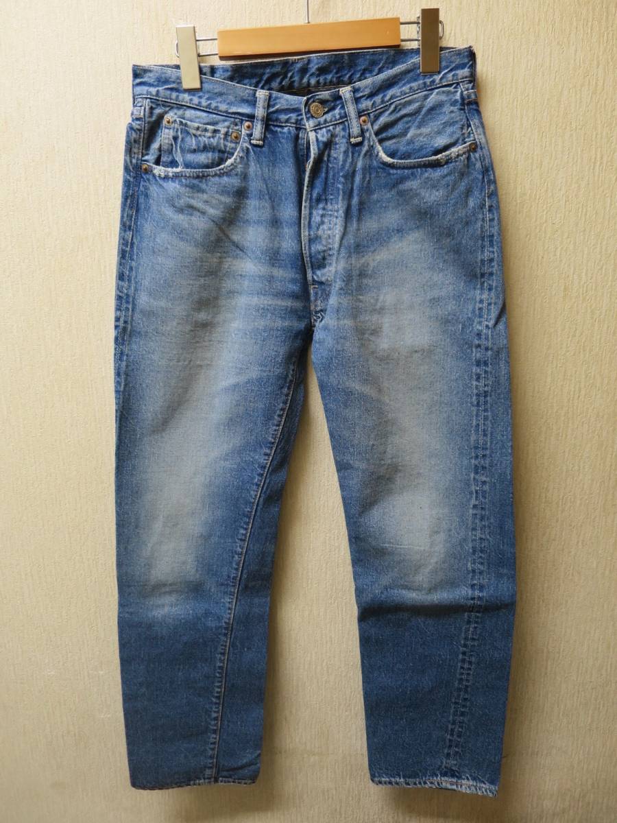 未使用 ウエアハウス 2ND-HAND 1101 (USED WASH 淡) W30 ユーズド加工  