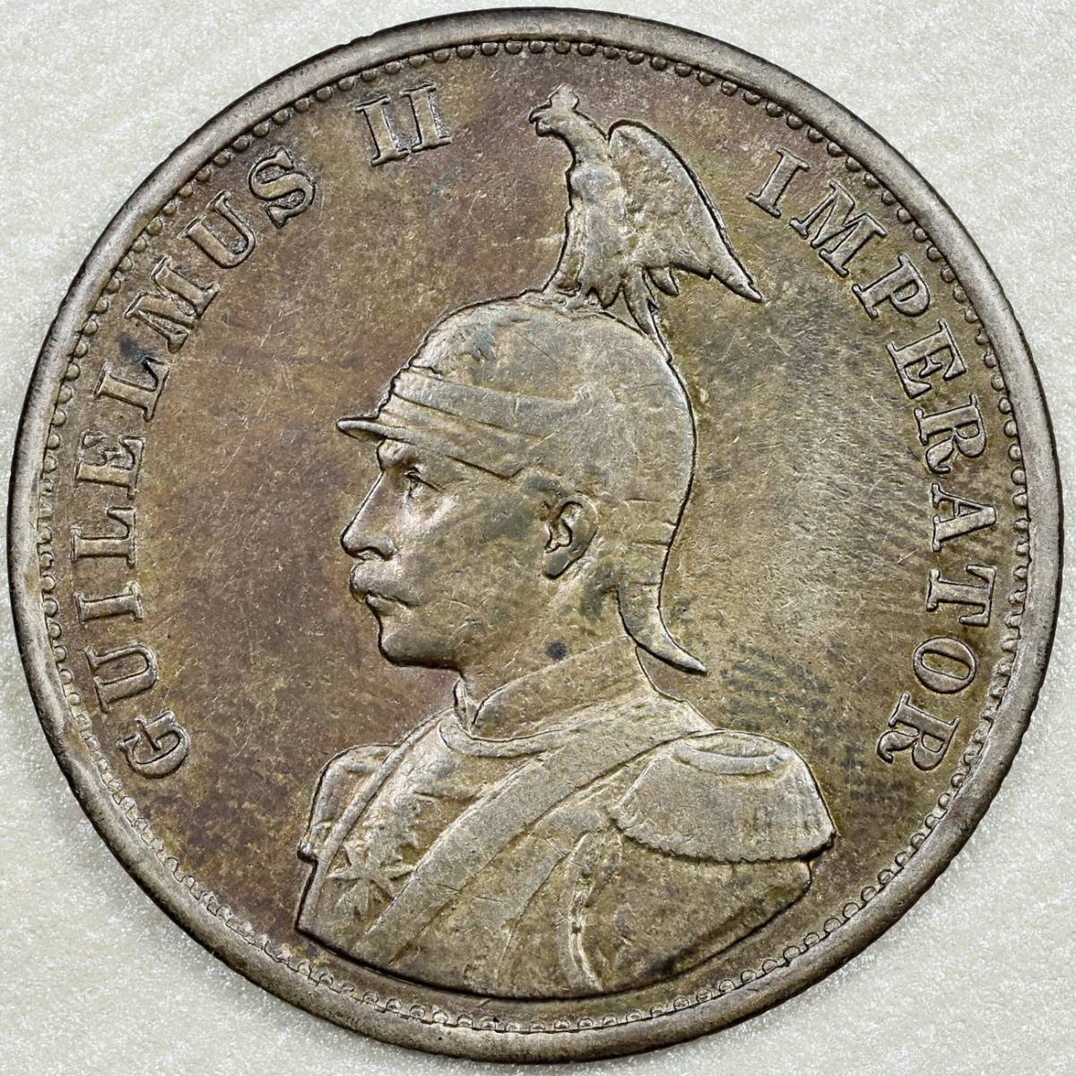 1902年ドイツ領東アフリカ ルピー銀貨 ウィルヘルム2世 - メルカリ