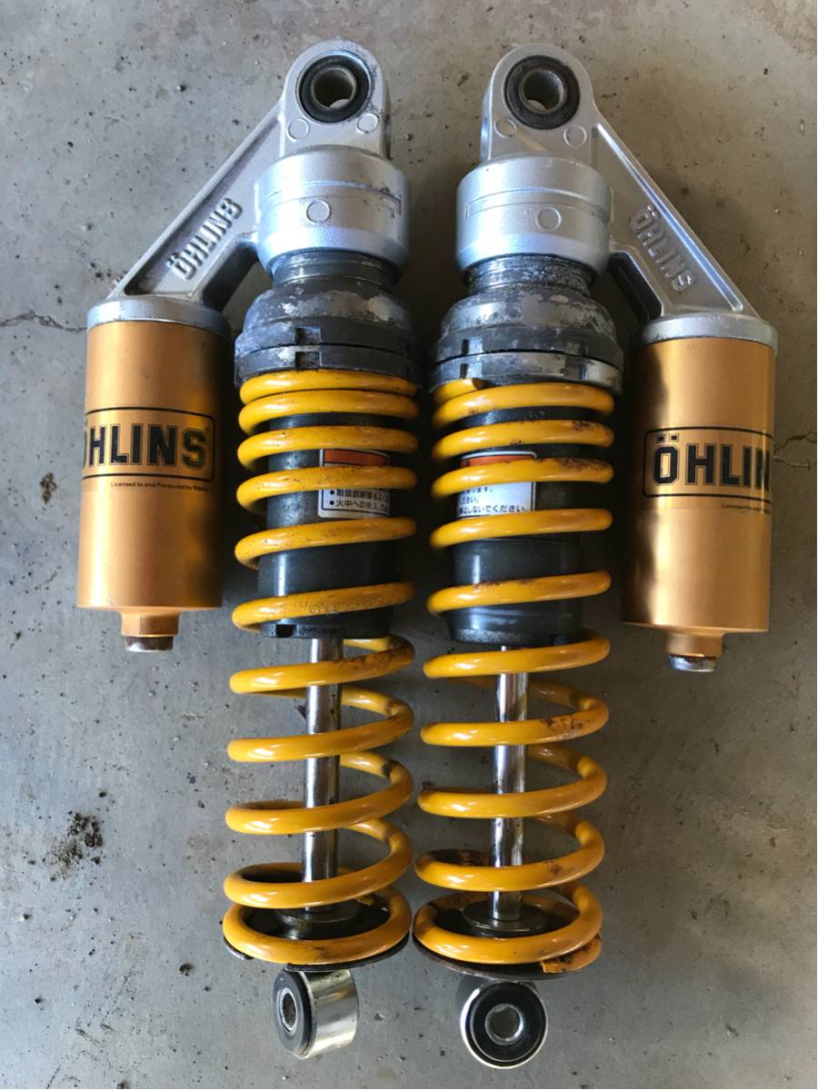 即決！XJR400 リアサスペンション オーリンズ ヤマリンズ OHLINS ゼファー CB400SF リアショック ZRX400 GSX400 バリオス2。