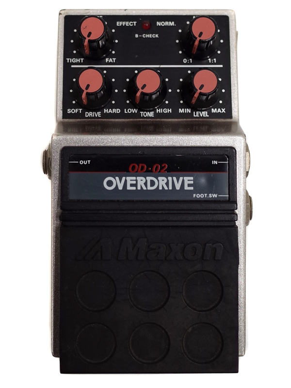 OD-02 Maxon OVERDRIVE MAXON Overdrive OVERDRIVE（ビンテージ）楽器