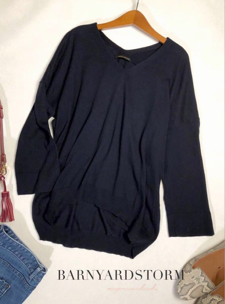 美品☆VERY掲載◆完売品 BARNYARDSTORM 七分丈 フレアー袖 薄手ニット◆duxe muse babylon spick plst ic gallery &frasl; セールBARNYARDSTORM モヘア袖ボリュームニット（ニット&frasl;セーター BARNYARDSTORM VERYでよく掲載されている「BARNYARD STORM（バンヤードストーム）」と