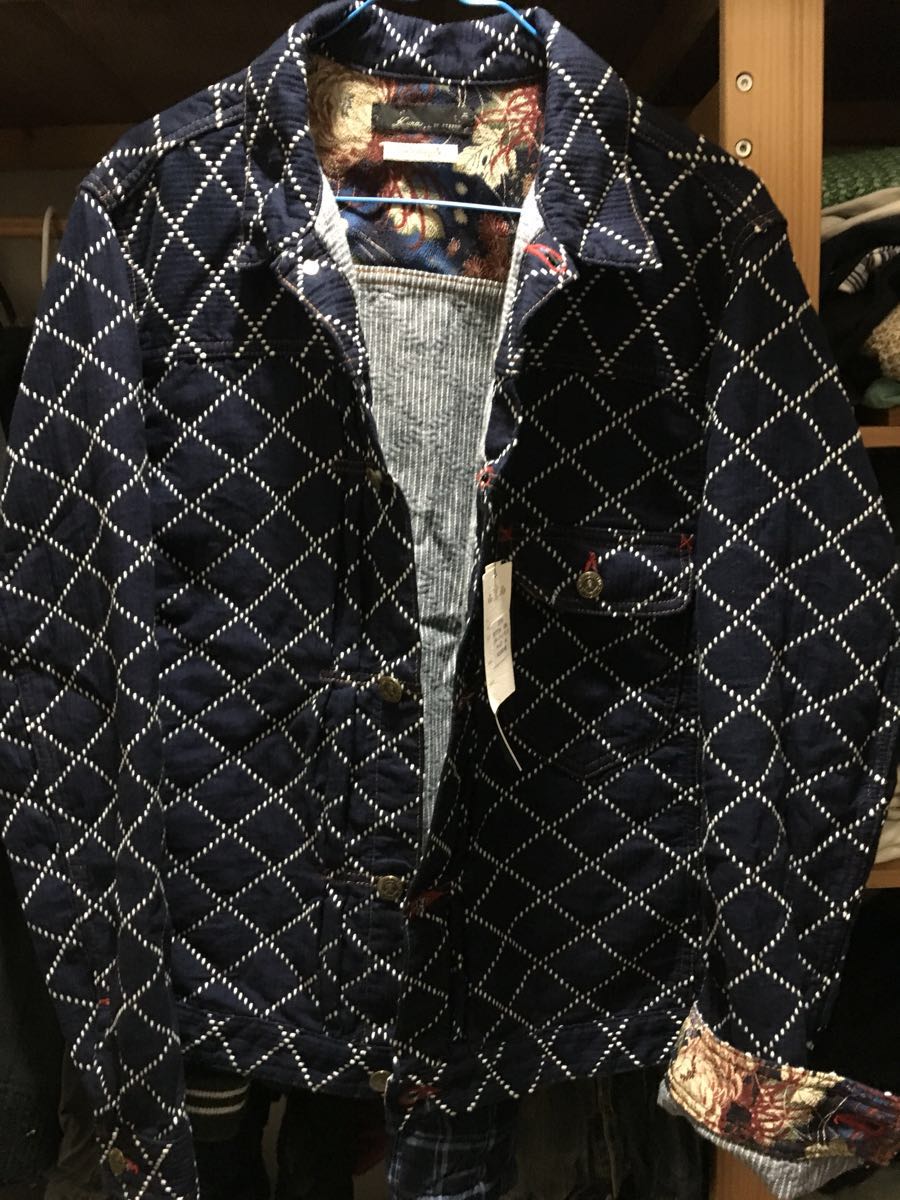 ETERNALエターナル ジャケット サイズM インディゴ 新品未使用 定価24840円 検)デニム Gジャン 和 ブルー インディゴ&frasl;デッキジャケット&frasl;38&frasl;コットン&frasl;IDG &frasl; ETERNAL(エターナル) エターナル ユーズド アウター