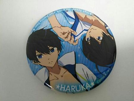 七瀬遙 缶バッジ Free! ハイスピード 舞台挨拶 ライブビューイング