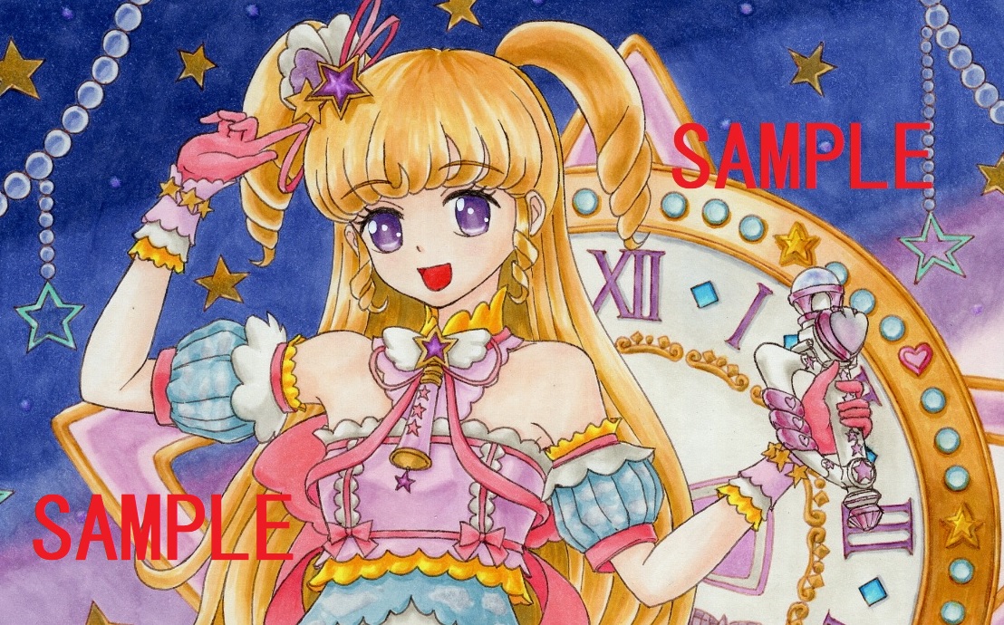 同人 手描きイラスト アイドルタイムプリパラ 夢川ゆい マジカルスター