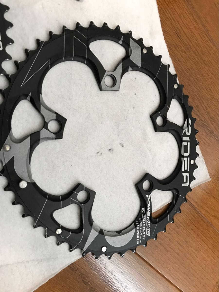 ridea チェーンリング 50-35 +-2 5アーム用