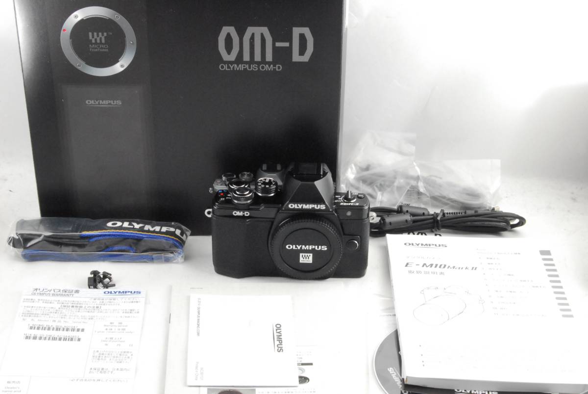 中古】 【良品】 オリンパス OM-D E-M10 MarkII ボディ ブラック OM-D 