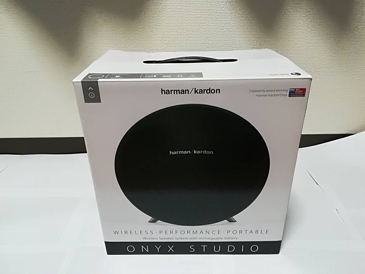 【新品・未開封】 ハーマン harman kardon ワイヤレススピーカー ONYX STUDIO ブラック ZGP468 Bluetooth対応