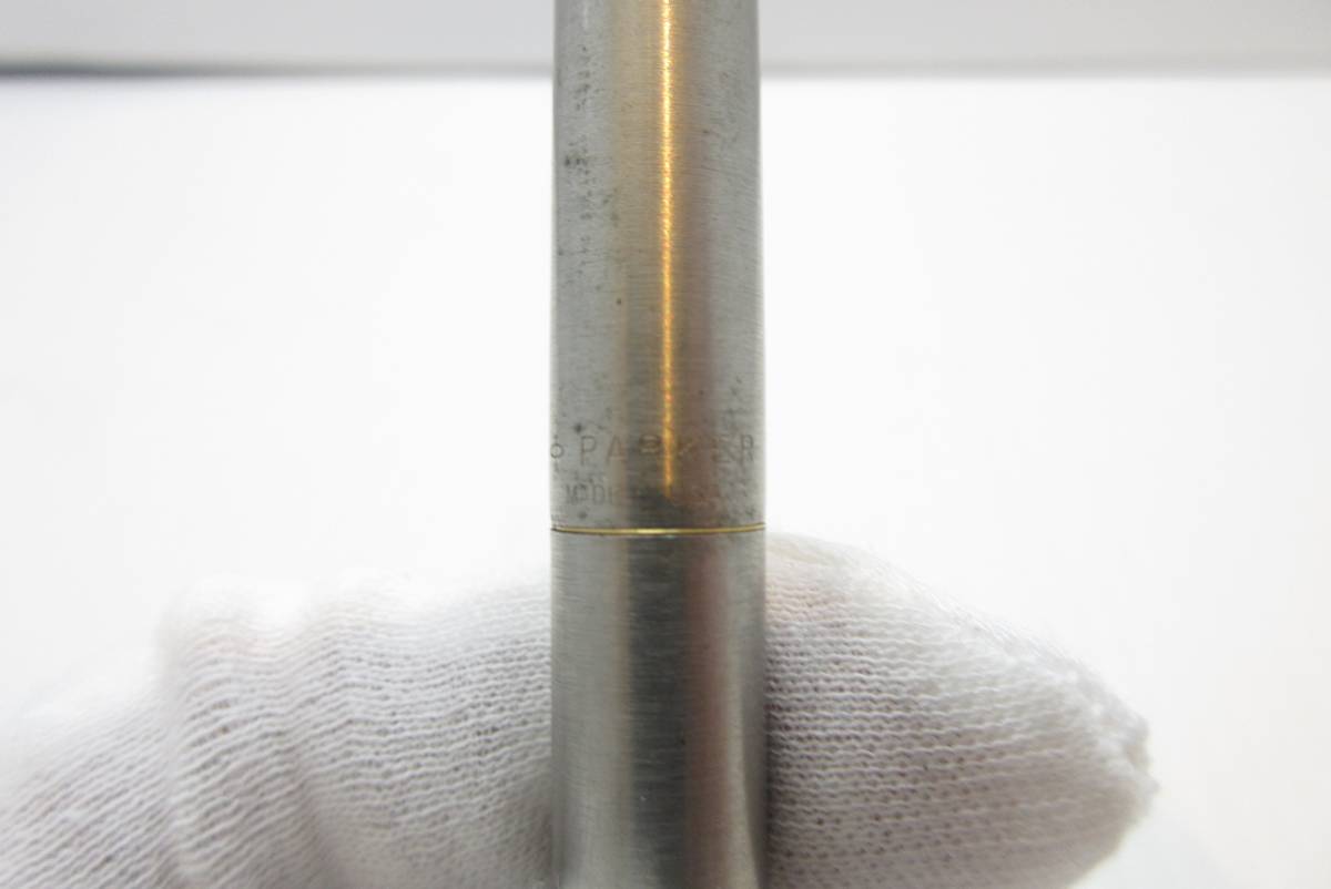 USED PARKER XF 万年筆 パーカー シルバー×ゴールド 銀×金
