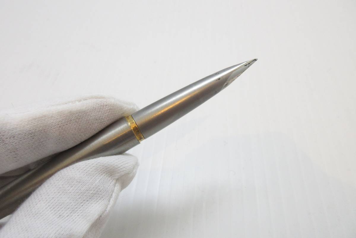 USED PARKER XF 万年筆 パーカー シルバー×ゴールド 銀×金