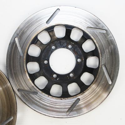 XJ400D純正左右ディスクローター おまけ付き セール! XJ400D 4G0 摩耗少 ディスクローター 左右セット 【B】 (268