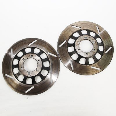 XJ400D純正左右ディスクローター おまけ付き セール! XJ400D 4G0 摩耗少 ディスクローター 左右セット 【B】 (268