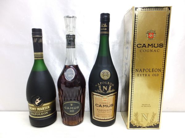 【古酒セット】レミーマルタン　カミュ　他　6本セット レミーマルタン カミュ XO ナポレオン エクストラオールド ブランデー