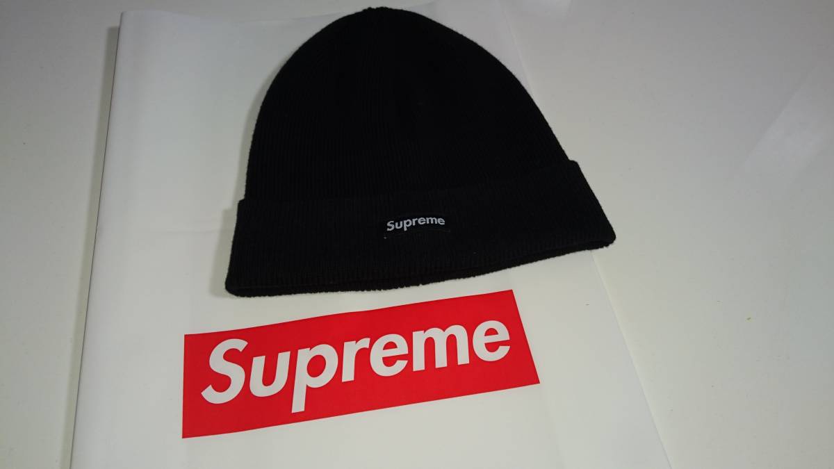 Supreme Box Logo Beanie Black 国内正規品 シュプリーム ボックスロゴビーニー ニットキャップ