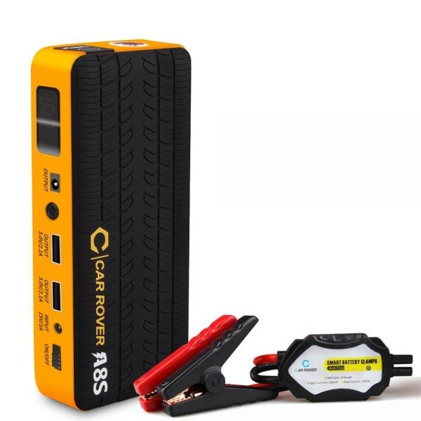 ★新品★　CAR ROVER ジャンプスターター14000mAh モバイルバッテリー 車用エンジンスターター60C放電率最大電流 800A
