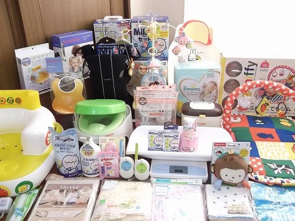 ★豪華★出産準備セット★ベビーベッド「ココネル」/電動ラック/新生児対応チャイルドシート/オート4輪ベビーカー/体重計/抱っこ紐ほか_3
