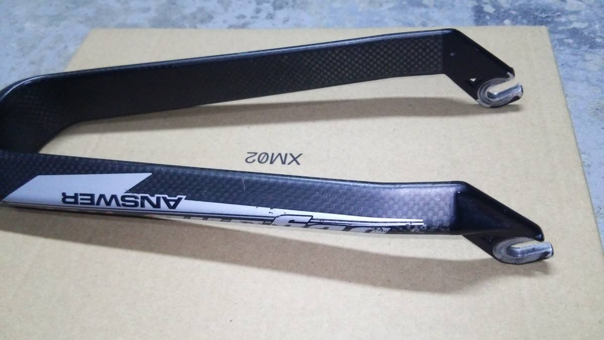 ♪♪ANANSWER SCYTHE カーボンMINI FORK BMX 中古品♪♪