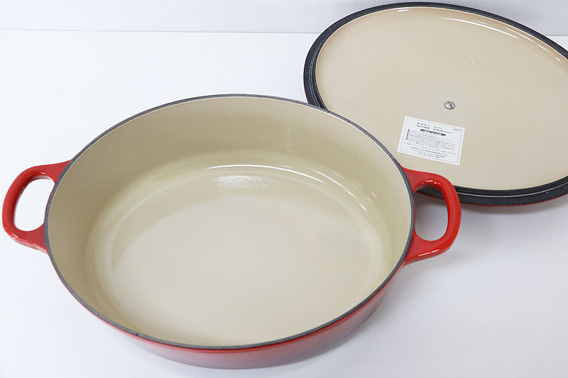 ◇ル・クルーゼ ココットオーバル 27cm 両手鍋 未使用 キッチン、食器