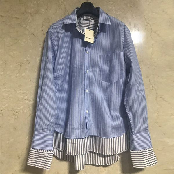 限定SALE，お買い得 正規品保証 2017SS vetements x comme des garcons ヴェトモン x コム デ ギャルソン シャツ Lサイズ(長袖シャツ)｜売買されたオークション情報、yahooの商品情報をアーカイブ公開 - オークファン 男性用