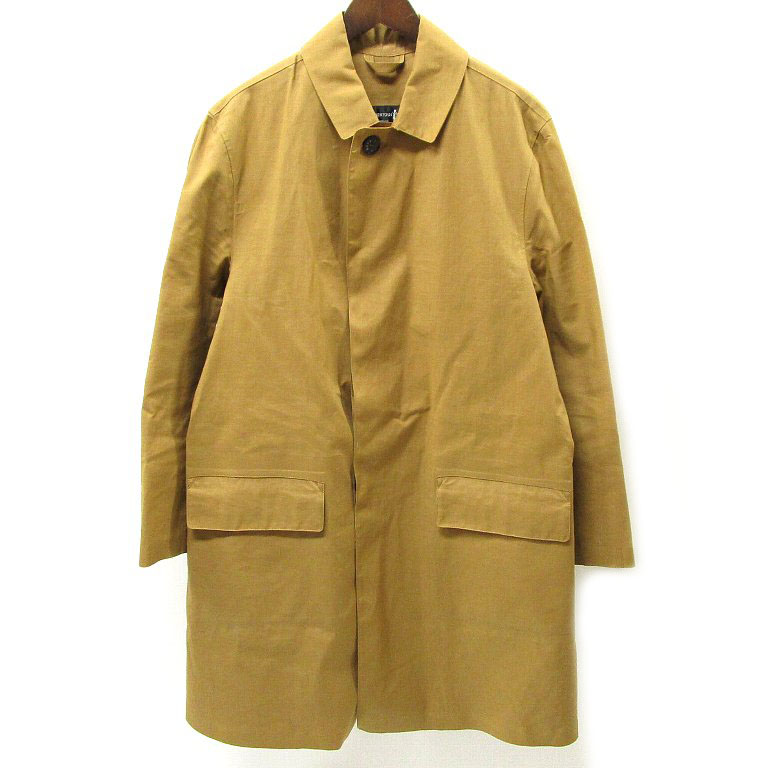MACKINTOSH マッキントッシュ ゴム引きステンカラーコート 38 ベージュ 