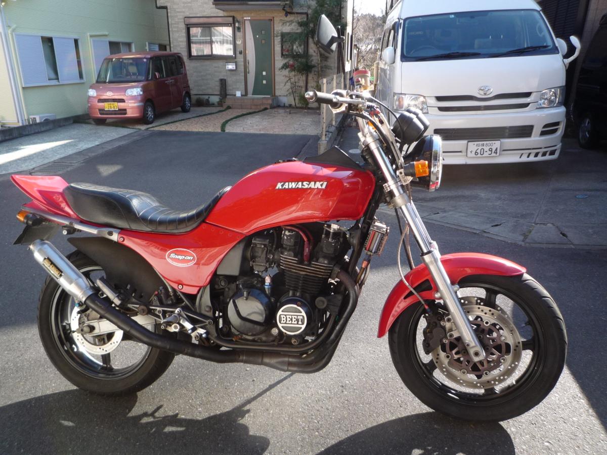 GPZ400F ZX400A 実働書類あり 前後ゼファー足回りカスタム BEET 27万