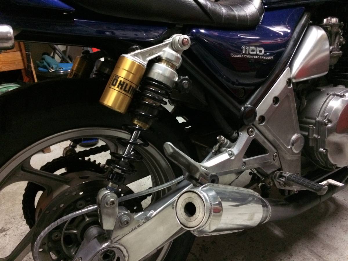 オーリンズリアサスペンション OHLINS ゼファー1100、ゼファー750