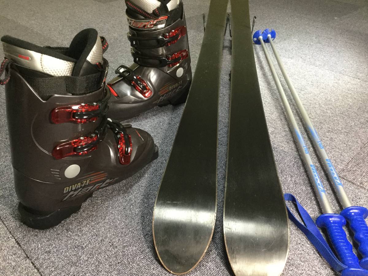Jr 子供用 カービングスキーセット 板148cm ブーツ 24.5 cm 24.5cm