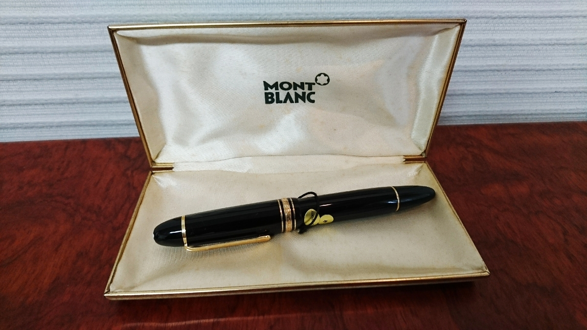 ☆1円スタート☆ モンブラン 万年筆 マイスターシュテック No.149 4810 18c 750 MONTBLANC ケース付き @k