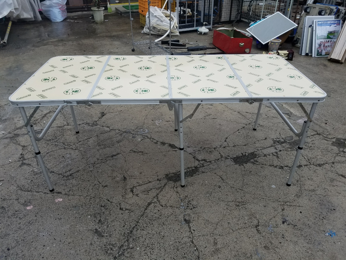 大型テーブル、COLEMAN…MODEL.170-5540…four-folding…table.8