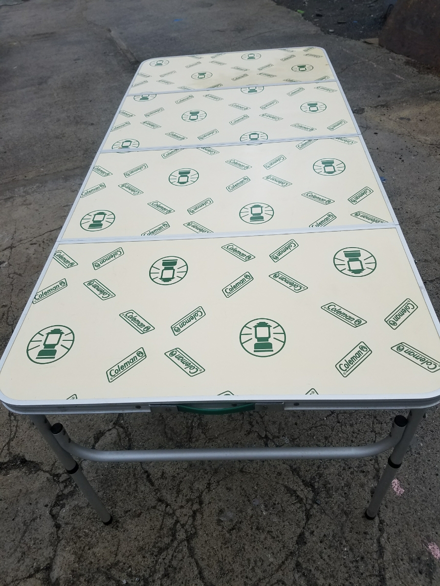 大型テーブル、COLEMAN…MODEL.170-5540…four-folding…table.8