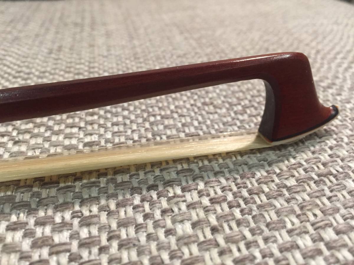 【鑑定済】オールドバイオリン弓 ドイツ製 4/4サイズ ノースタンプ 調整済 オールドバイオリン弓 一覧 弦楽器コンシェルジュ ヴァイオリン