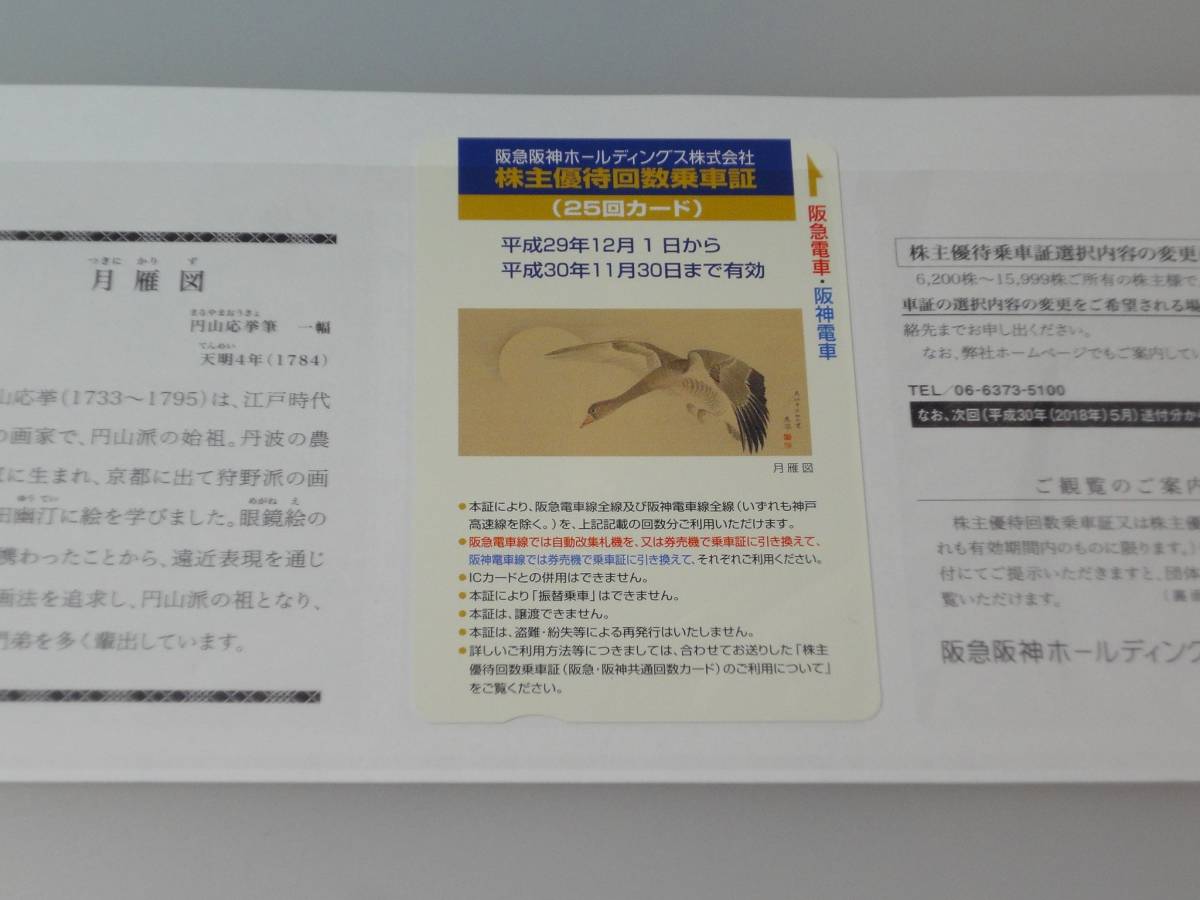 阪急阪神ホールディングス 株主優待回数乗車券（25回）期限：H30年11月末迄　普通郵便送料無料 | 株主優待乗車証 阪急阪神ホールディングス 阪急阪神ホールディングス株主優待回数乗車証の格安販売、購入 阪急阪神ホールディングス株式会社 Whatomの切符