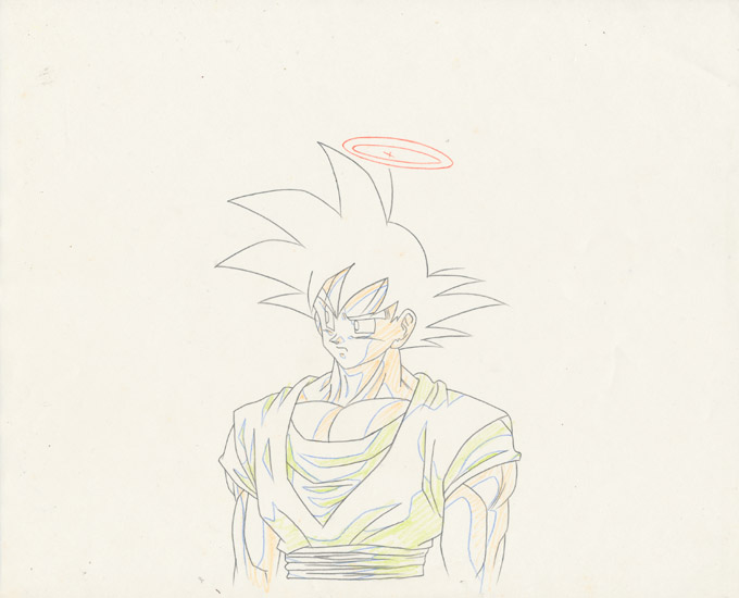 ドラゴンボールZのセル画・直筆背景と動画2枚付き(ドラゴンボール