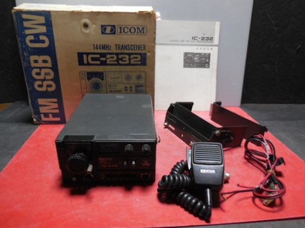 ICOM トランシーバー 本体 マイクセット ICOM☆アイコム☆トランシーバー☆マイク☆部品セット☆IC-232