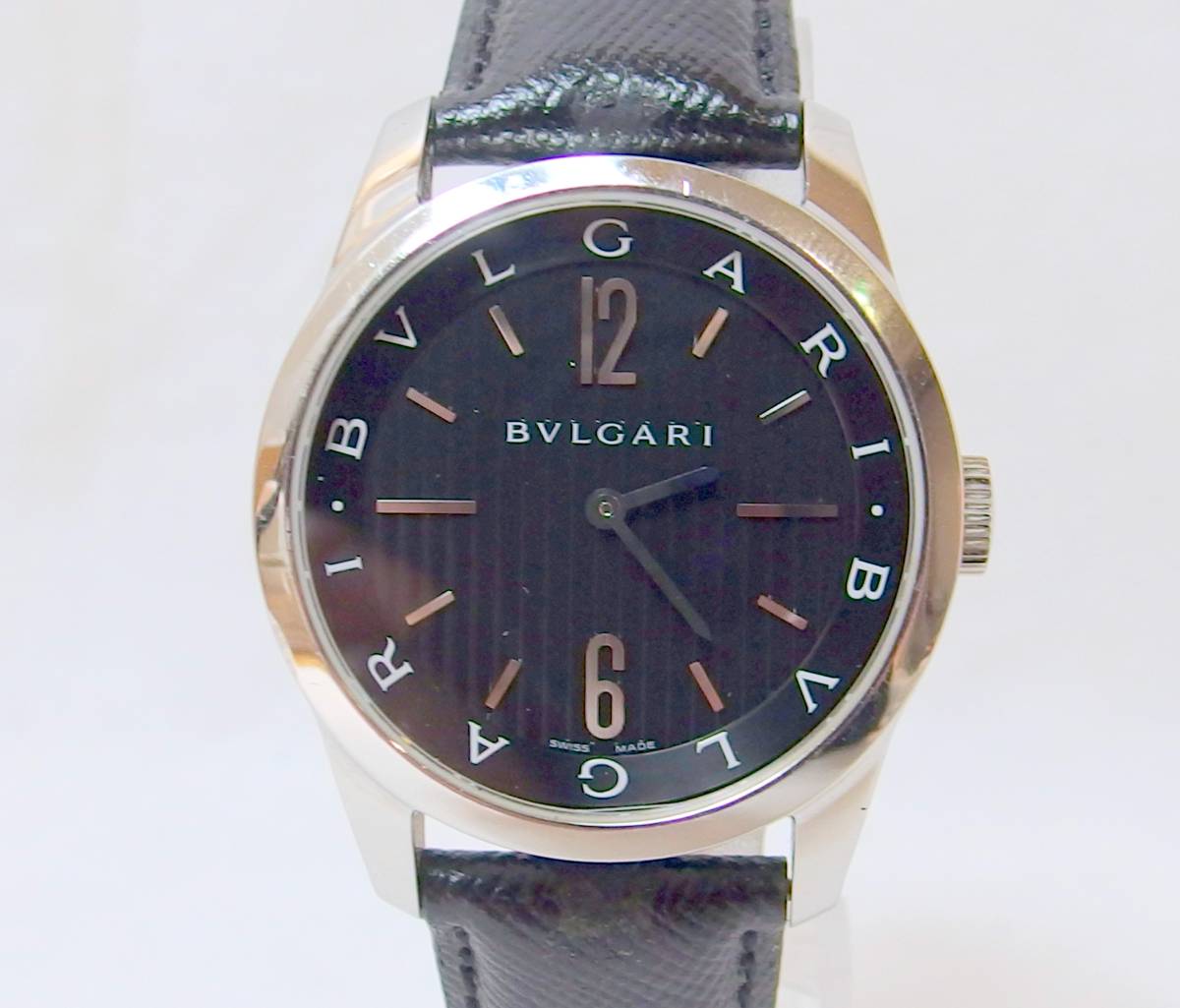 BVLGARI ブルガリ ソロテンポ Solotempo ST35S クォーツ 稼働 BIW34 
