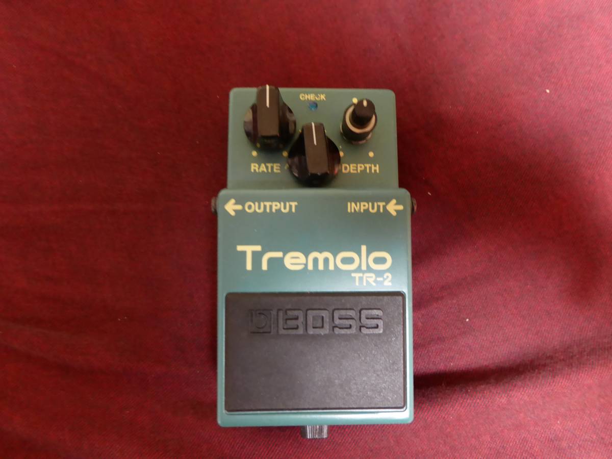 中古 BOSS TR-2 Tremolo Keeley MOD Boss TR-2 Tremolo Effect Pedal w