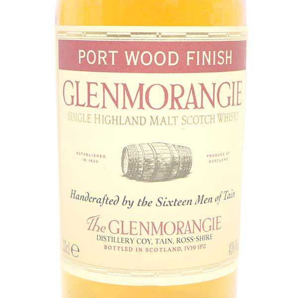 値下げ中グレンモーレンジィ ポートウッドフィニッシュ 旧ボトル 箱付 ☆古酒 GLENMORANGIE（グレンモーレンジ） ポートウッドフィニッシュ