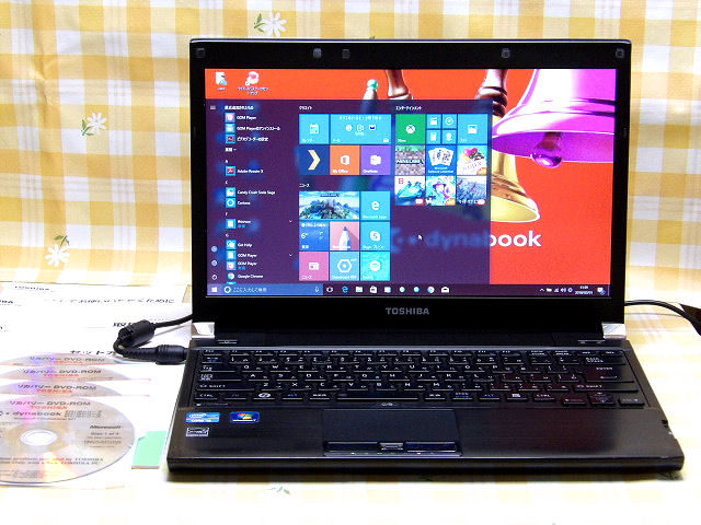 □Win10 薄型軽量 dynabook R731/D Core i5-2520M 4G マルチドライブ 