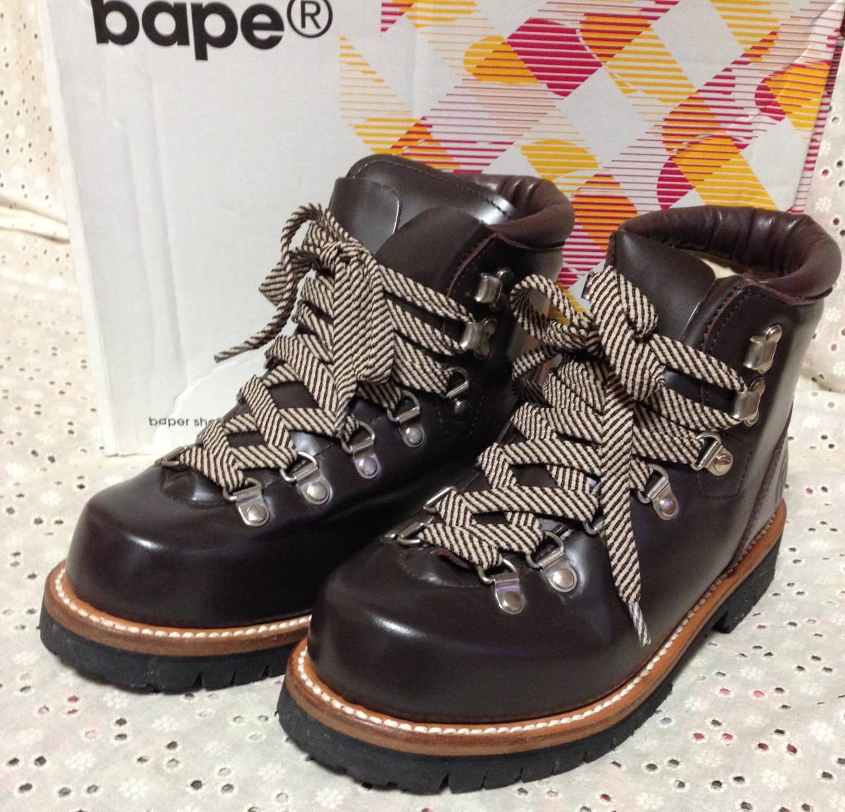 A BATHING APE BAPE MOUNTAIN SOLDIER ブーツ US5 ブランド別 あ